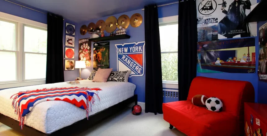 Sports-Themed Room